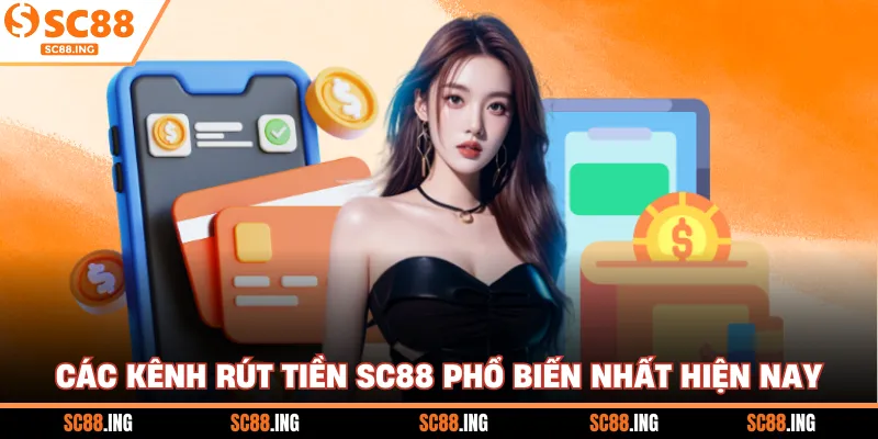 Các kênh rút tiền SC88 phổ biến nhất hiện nay